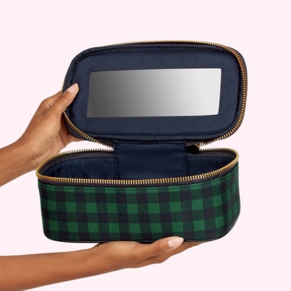 Stoney Clover Lane Dear Diary Plaid Open Top Pouch - Picture 9 of 9